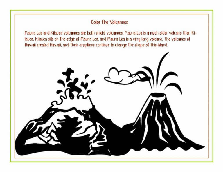 Awesome Hawaiian Coloring Sheets and Activity Pages for Kids - Hawaii ...