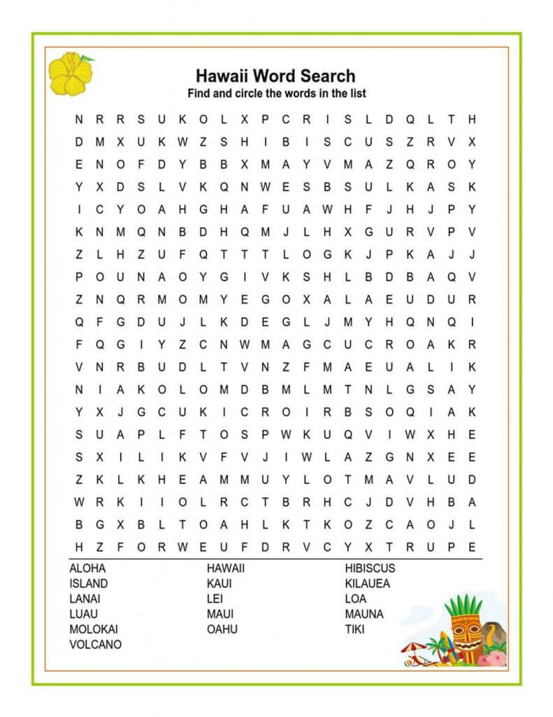 hawaii-word-search-printable