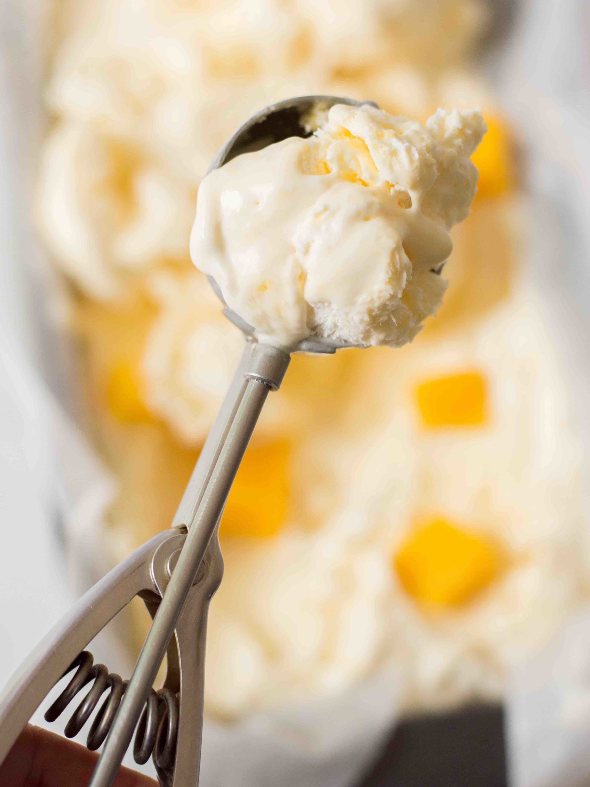 Get this Homemade Mango Ice Cream recipe by top Hawaii Blog Hawaii Travel with Kids