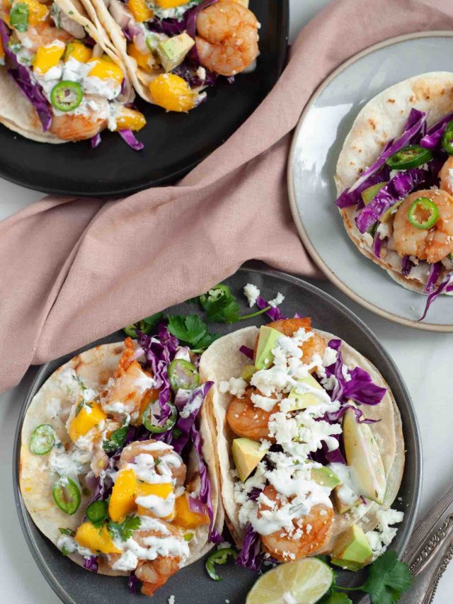 Hawaiian Shrimp Tacos Web Story