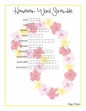 Hawaii Word Search and Word Scramble Printables for Kids - Hawaii ...