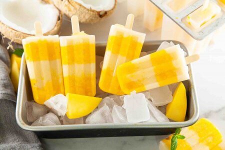 How to Make Mango Coconut Popsicles - Hawaii Travel with Kids