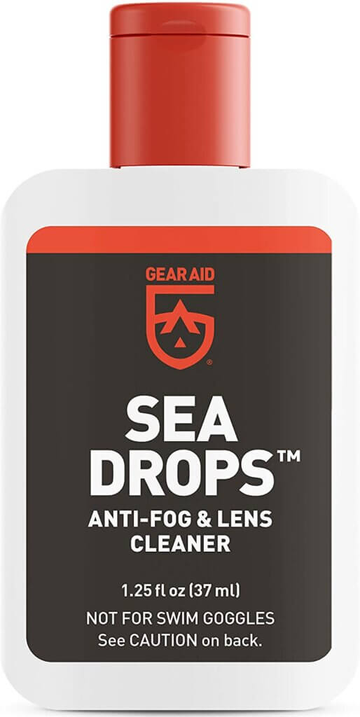 If you're snorkeling in Maui, you'll want to add some mask defogger to your packing list for Hawaii. Image of Gear Aid Sea Drops.