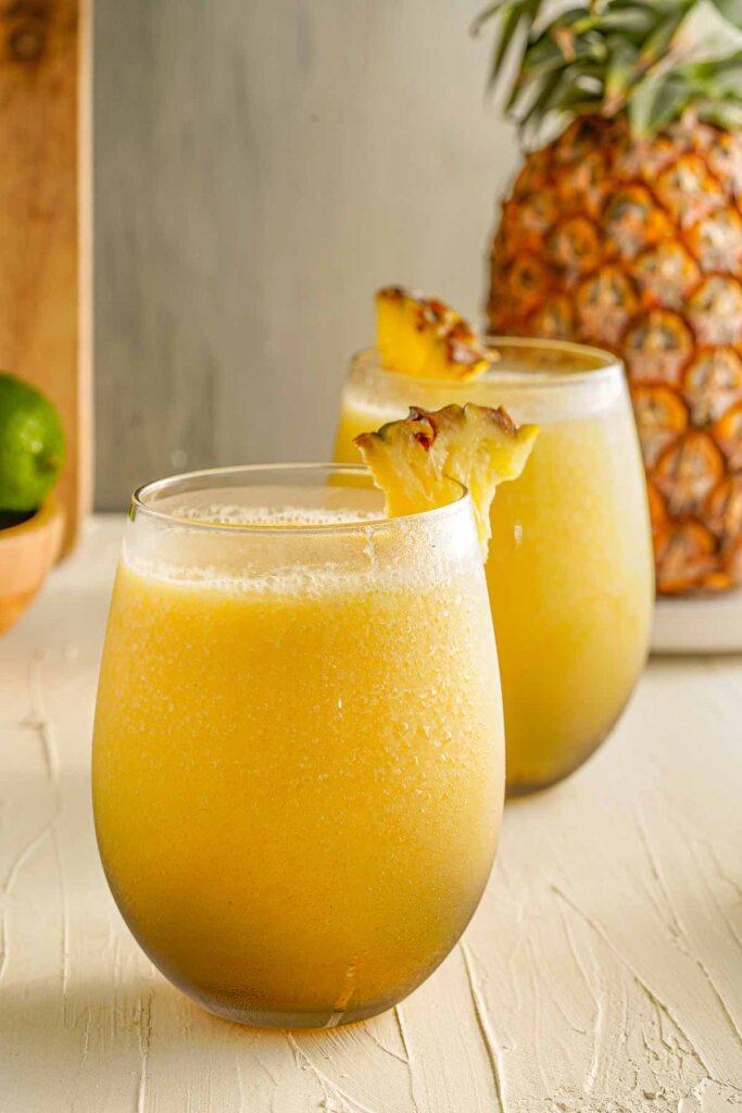 Frozen Pineapple and Mango Mocktail Recipe - Hawaii Travel with Kids