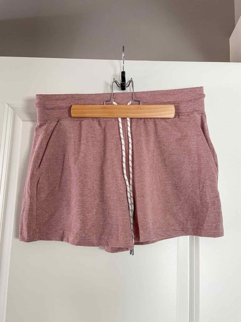 When I asked for cute Hawaii outfit ideas from Wantable, they sent this awesome pair of pink shorts. Image of rose pink athletic shorts.