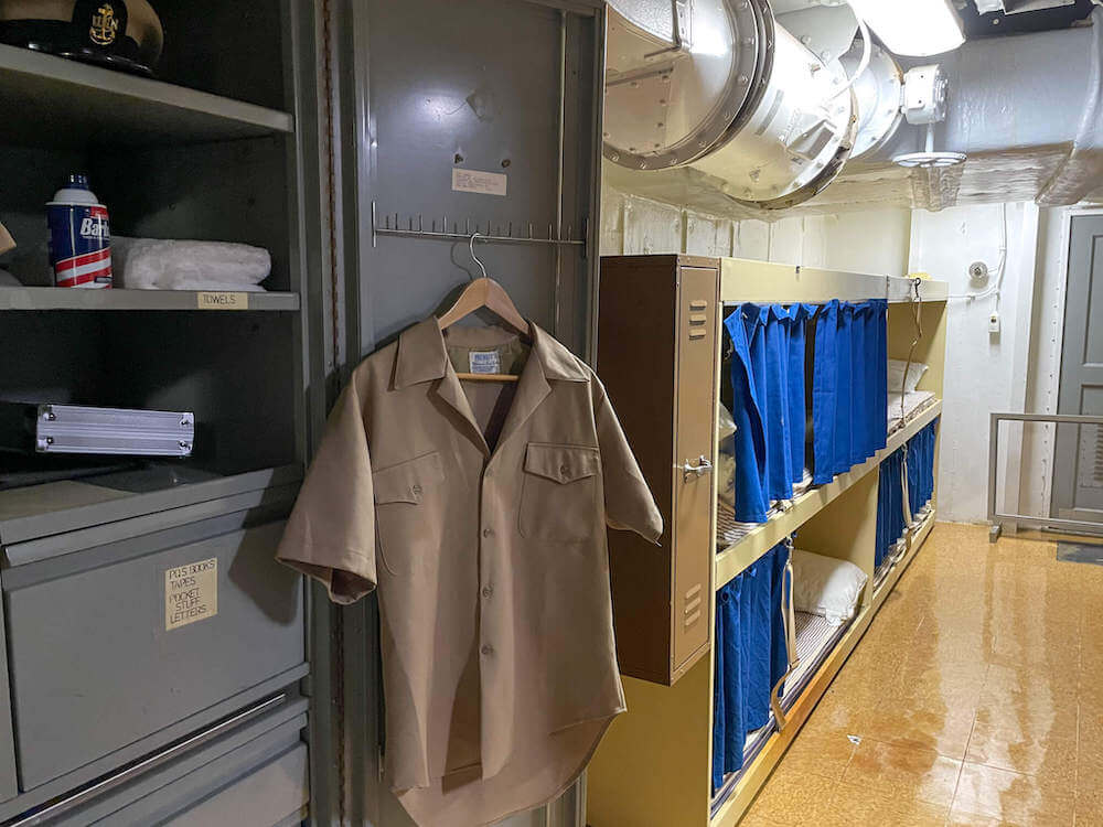 See where Chief Petty Officers lived on board the USS Battleship Missouri.