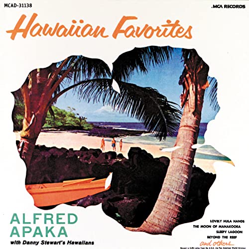 Image of the Hawaiian Favorites Alfred Apaka album.