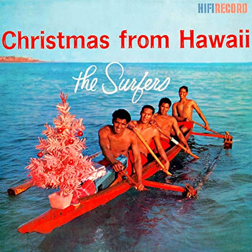 Image of a Hawaiian Christmas album called Christmas from Hawaii by The Surfers.