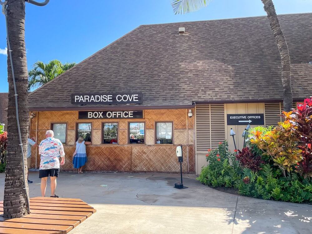 Image of the Paradise Cove box office