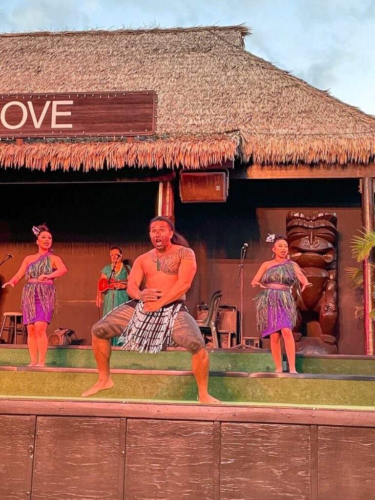 Image of Maori haka dancing