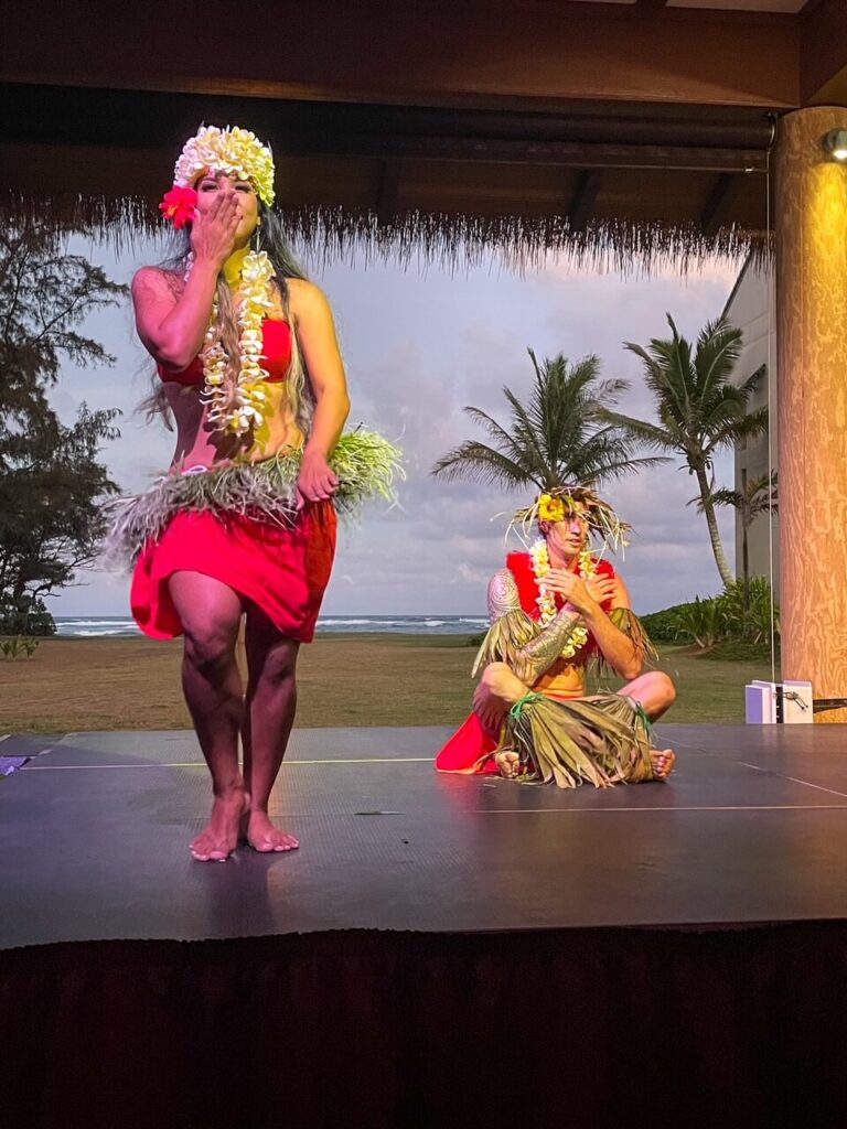 Luau Ka Hikina Kauai luau review: Image of a Tahitian couple dancing