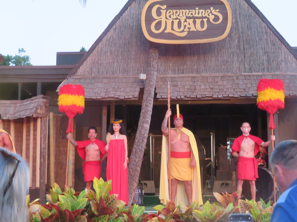 Image of Germaine's Luau stage on Oahu