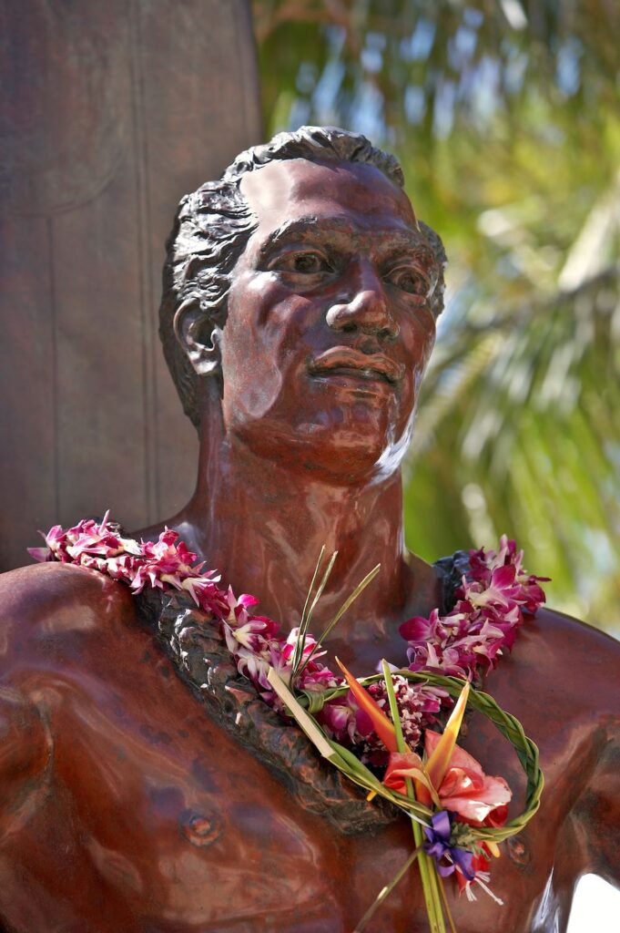 Keep an eye out for the Duke statue in Waikiki!