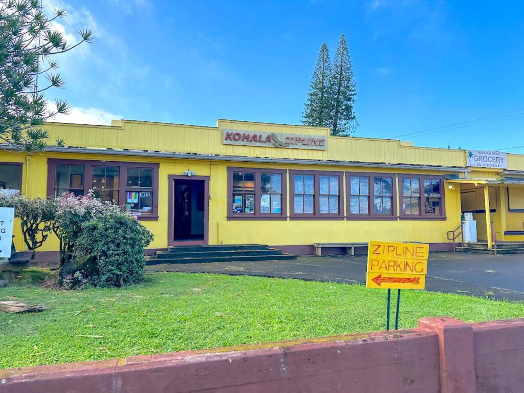 Image of a yellow building