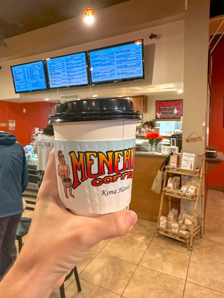 Image of a Menehune Coffee to go cup