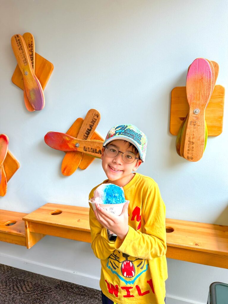 Ululani Shave Ice at the Courtyard King Kamehameha’s Kona Beach Hotel