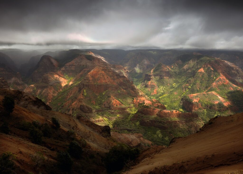 Rain storm on Kauai