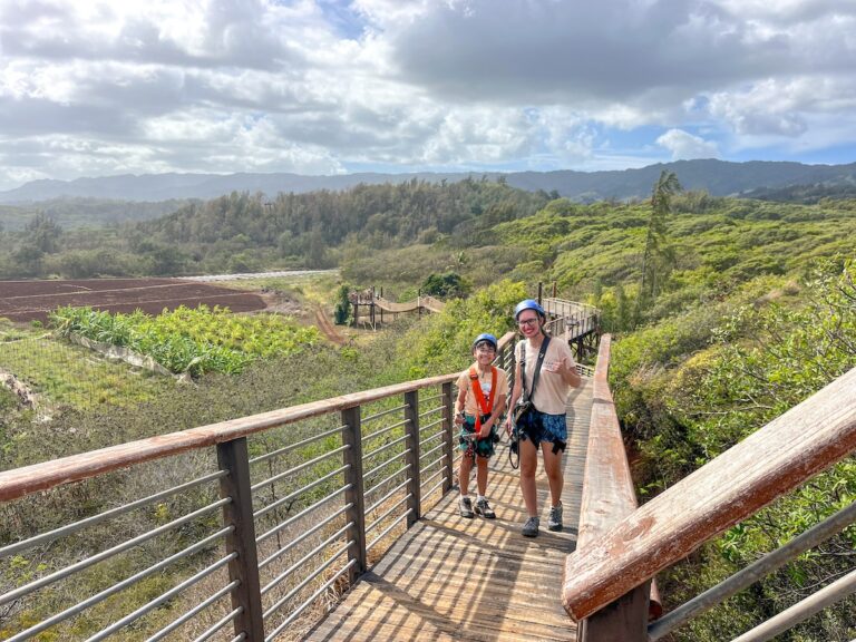 CLIMB Works Zipline North Shore Oahu Zipline Tour Review for Families