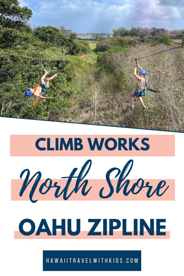 CLIMB Works Zipline North Shore Oahu Zipline Tour Review for Families