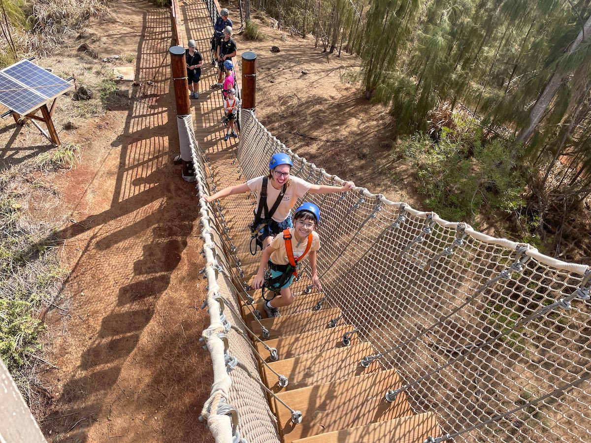 CLIMB Works Zipline North Shore Oahu Zipline Tour Review for Families