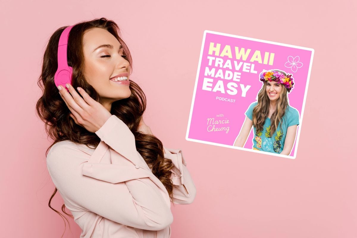 Check out the best Hawaii travel podcasts, feauring the Hawaii Travel Made Easy podcast by Marcie Cheung.